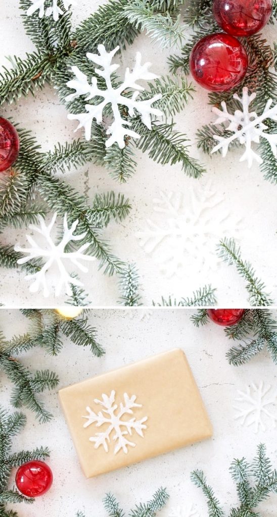 Winterdeko: DIY Schneeflocken aus Heißkleber also Geschenkverpackung | Tinkerhome - Einfache DIYs für Zuhause