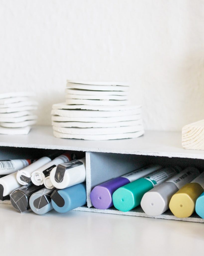 Bastelmaterialien ordnen: DIY Stiftehalter | Tinkerhome - Einfache DIYs für Zuhause