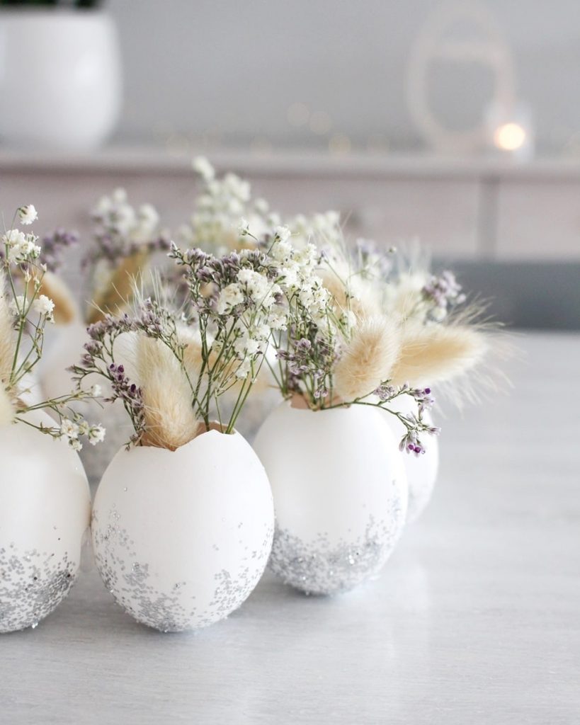 DIY Eierkranz mit Trockenblumen | Tinkerhome - Einfache DIYs für dein Zuhause