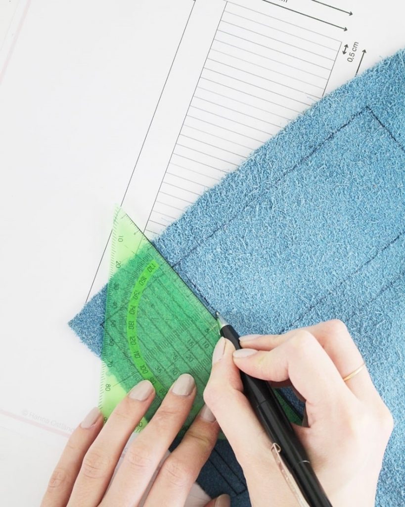 DIY Lederquaste basteln: Schnittmuster aufzeichnen | Tinkerhome - Einfache DIYs für dein Zuhause