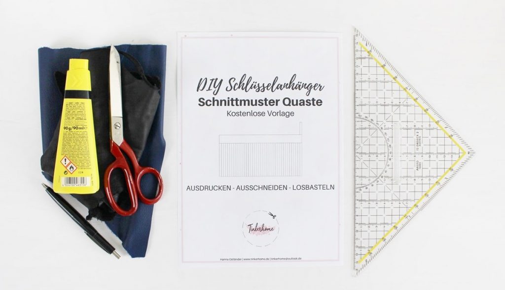 DIY Lederquaste - Material | Einfache DIYs für dein Zuhause