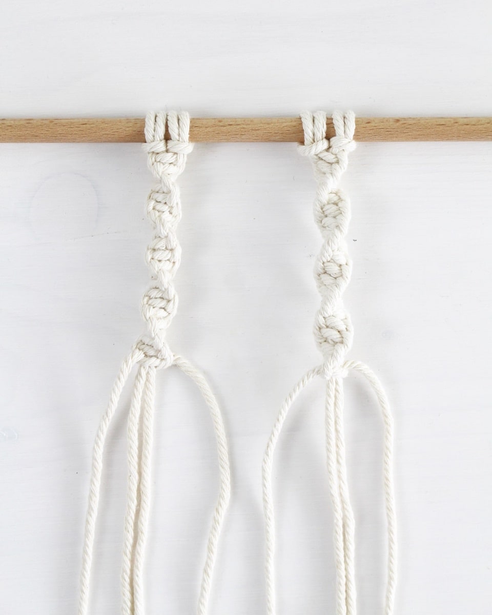 Anleitung 5 Makramee Knoten - Makramee für Anfänger