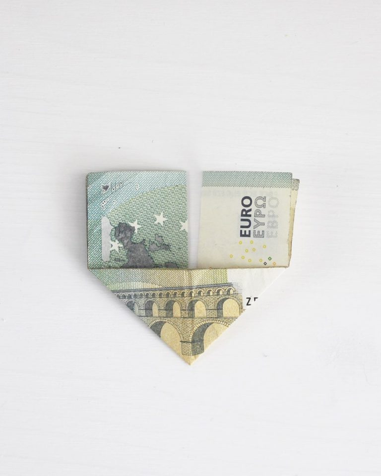 Geldgeschenke - Geldscheine falten: 6 einfache Anleitungen