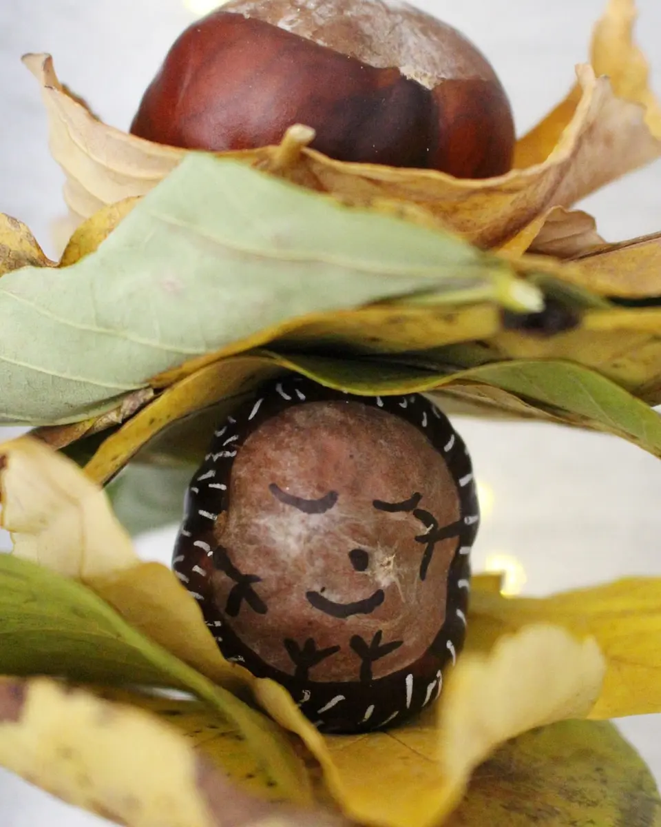 Die Preise steigen und das wirkt sich natürlich auf den Geldbeutel aus. Also habe ich mir überlegt, wie eine gemütliche Upcycling Herbstdeko ohne zusätzliche Kosten gebastelt werden kann. Ich zeige dir 8 "No Buy DIYs" mit Materialien, die du (wahrscheinlich) entweder zuhause hast oder in der Natur sammeln kannst. Upcycling Herbstdeko: Gemütlich durch den Herbst #nobuydiy - diy herbst blaetter und kastanien girlande 7