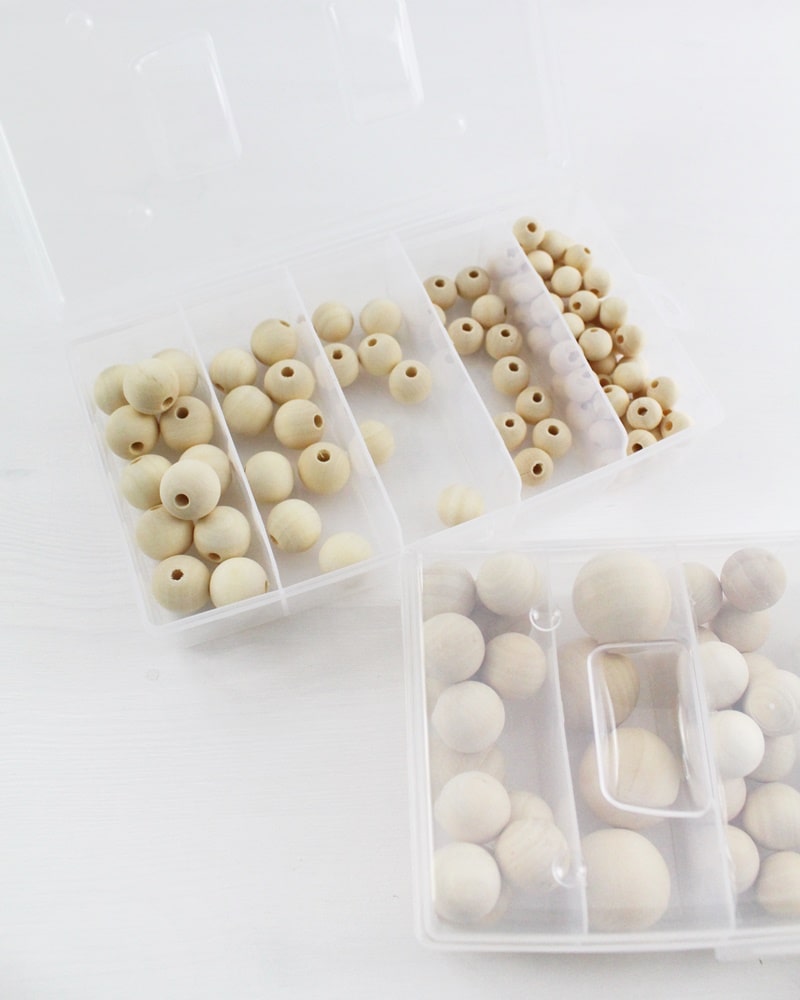 Bastelecke einrichten und Bastelsachen aufbewahren - bastelsachen aufbewahren perlen