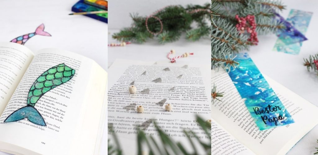 DIY Lesezeichen selber machen - 5 einfache & günstige Ideen