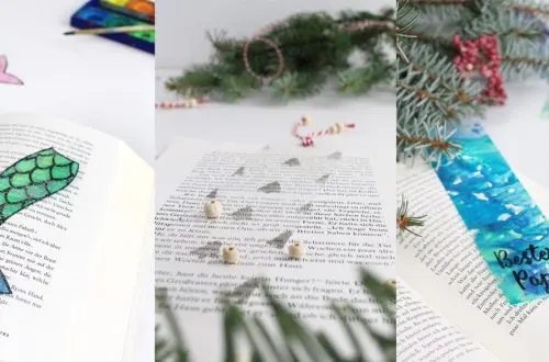 Ich liebe Bücher und mag es sehr, wenn ich dazu besondere DIY Lesezeichen habe. Deswegen habe ich auch sehr viele schöne Lesezeichen gebastelt und die meisten davon verschenkt. Entweder habe ich die DIY Lesezeichen als kleine Aufmerksamkeit oder gemeinsam mit einem Buch verschenkt. Die meisten meiner Ideen können übrigens auch mit Kindern umgesetzt werden. Außerdem sind die DIY Lesezeichen alle wasserfest und können somit auch ohne Bedenken am Pool und am Meer genutzt werden. Bastelsammlung: DIY Lesezeichen basteln | Tinkerhome - einfache DIYs für dein Zuhause