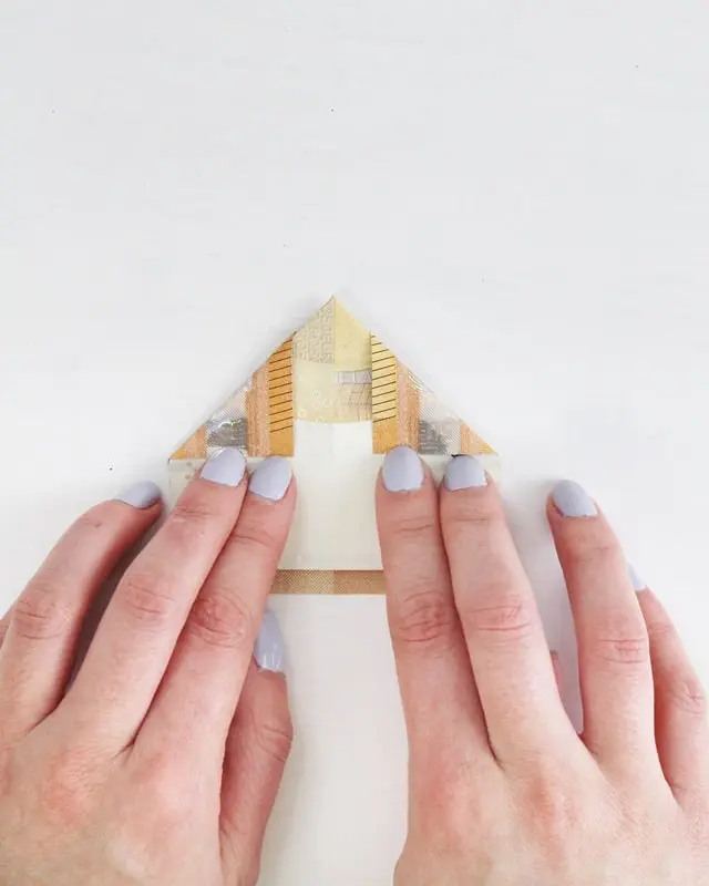 Geldgeschenk: Geld falten als Hochzeitsgeschenk - Herz, Eheringe, Kleeblatt, Schiffchen / Boot Geld falten als Hochzeitsgeschenk - geldscheine falten schiffchen 12