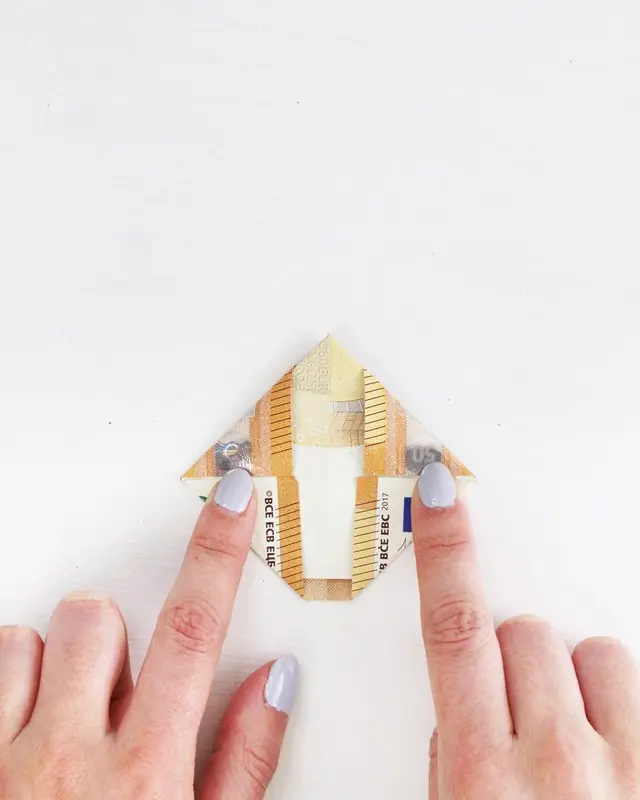 Geldgeschenk: Geld falten als Hochzeitsgeschenk - Herz, Eheringe, Kleeblatt, Schiffchen / Boot Geld falten als Hochzeitsgeschenk - geldscheine falten schiffchen 14