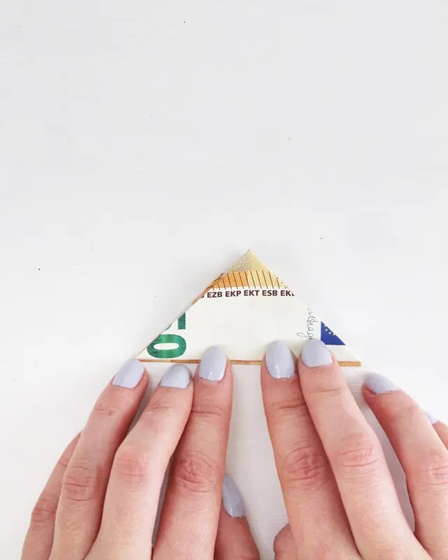 Geldgeschenk: Geld falten als Hochzeitsgeschenk - Herz, Eheringe, Kleeblatt, Schiffchen / Boot Geld falten als Hochzeitsgeschenk - geldscheine falten schiffchen 15