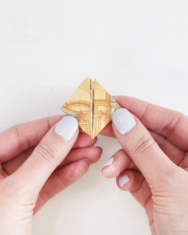 Geldgeschenk: Geld falten als Hochzeitsgeschenk - Herz, Eheringe, Kleeblatt, Schiffchen / Boot Geld falten als Hochzeitsgeschenk - geldscheine falten schiffchen 22