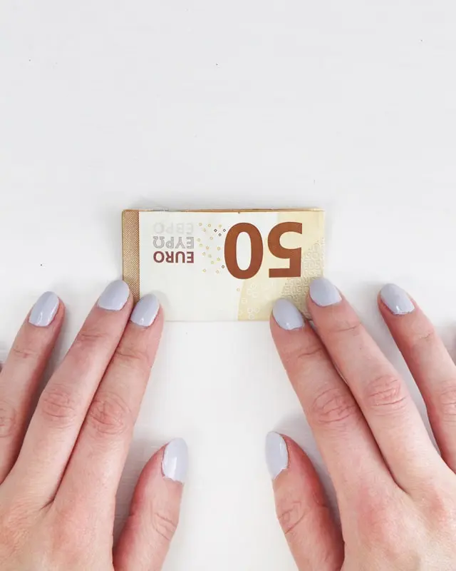 Geldgeschenk: Geld falten als Hochzeitsgeschenk - Herz, Eheringe, Kleeblatt, Schiffchen / Boot Geld falten als Hochzeitsgeschenk - geldscheine falten schiffchen 6