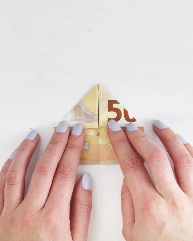 Geldgeschenk: Geld falten als Hochzeitsgeschenk - Herz, Eheringe, Kleeblatt, Schiffchen / Boot Geld falten als Hochzeitsgeschenk - geldscheine falten schiffchen 9