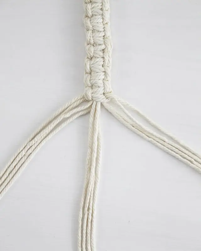 Makramee, die Kunst des Knotens, ist ein zeitloser Trend, der immer beliebter wird. Es gibt unzählige Möglichkeiten, Makramee in verschiedenen Formen und Designs zu nutzen. Nach wie vor sind DIY Makramee Blumenampeln dabei besonders angesagt. Mit ein paar Grundknoten kannst du deine eigene Blumenampel kreieren. In diesem Blogbeitrag werde ich dir Schritt für Schritt zeigen, wie du eine Makramee Blumenampel mit nur einem Makrameeknoten knüpfen kannst. DIY Makramee Blumenampel knüpfen - diy makramee blumenampel knuepfen 14