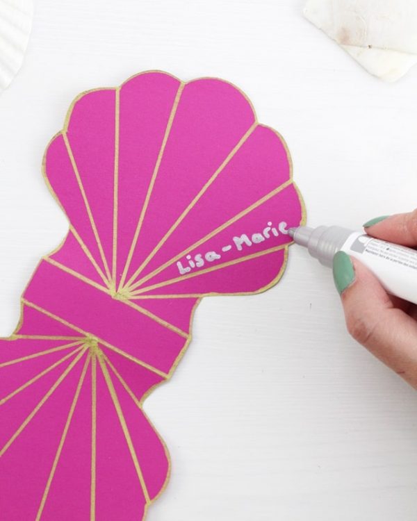  DIY Meerjungfrau Partydeko basteln - 6 einfache Ideen Motiv 