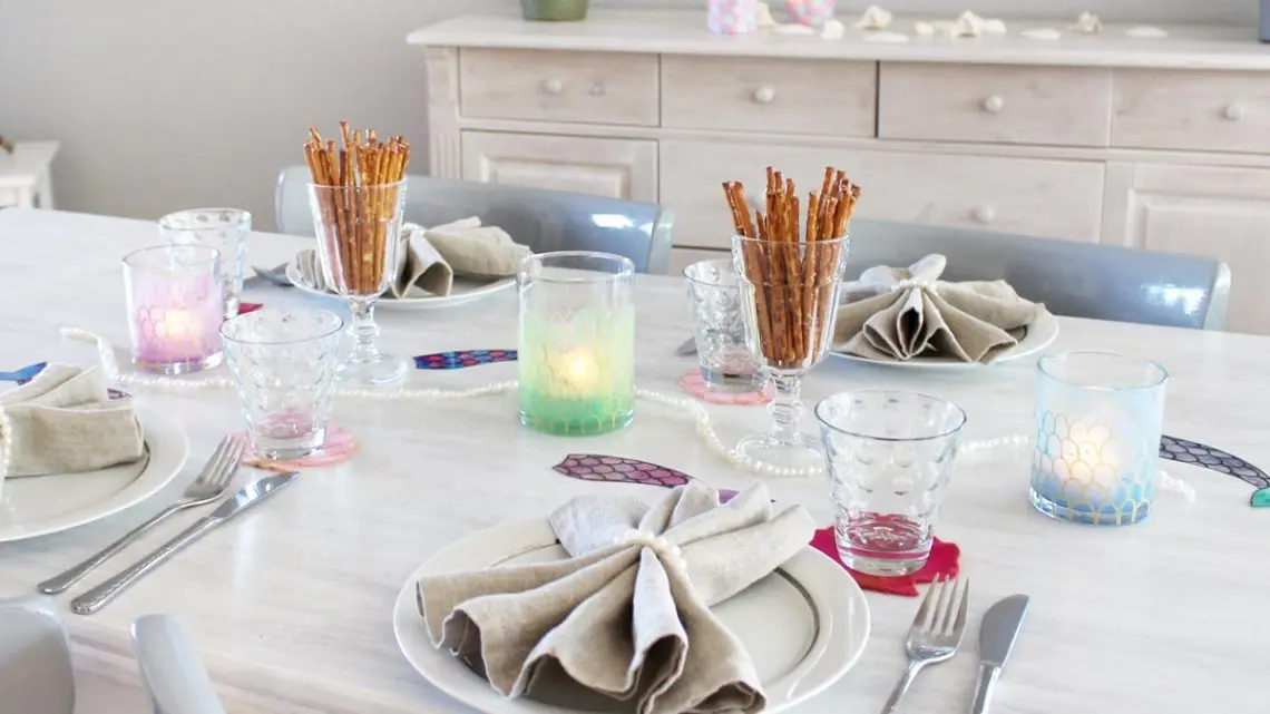 DIY Meerjungfrau Partydeko basteln | Einfache DIYs für dein Zuhause