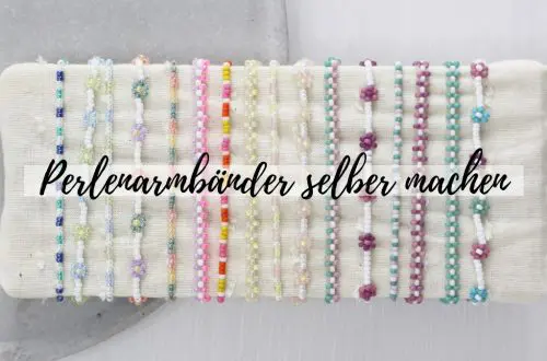 Hast du schon mal Perlenarmbänder selber gemacht? Falls nicht, keine Sorge, alle wichtigen Infos bekommst du jetzt. Von der Auswahl der Materialien bis zum fertigen Produkt - in meinem Blogbeitrag erfährst du alles, um deine eigenen DIY Perlenarmbänder zu basteln und lange Freude daran zu haben. Und falls du bereits als Kind oder auch in der letzten Zeit eigene Armbänder gebastelt hast, kannst du hier deine Kenntnisse auffrischen oder neue Muster kennenlernen. Mich hat der aktuelle Trend wieder total gefesselt und ich wünsche dir viel Spaß beim Perlenarmbänder basteln. DIY Perlenarmbänder basteln | Tinkerhome - Einfache DIYs für dein Zuhause