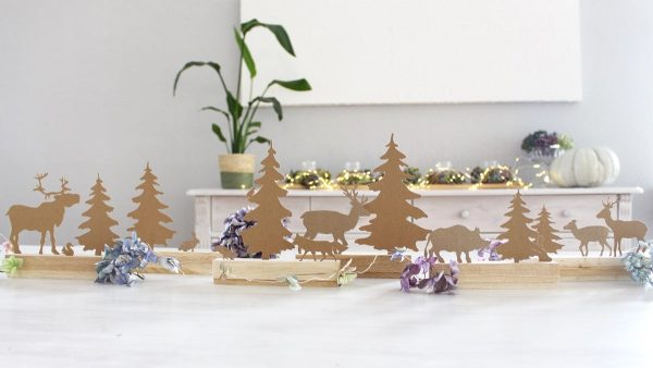 Herbstdeko: DIY Waldtiere aus Papier basteln | Tinkerhome - Einfache DIYs für dein Zuhause