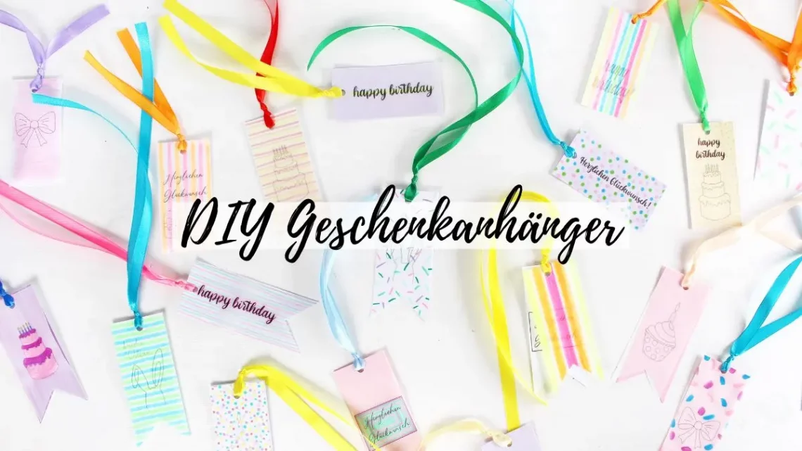 DIY Geschenkanhänger aus Papier basteln | Tinkerhome - Einfache DIYs für dein Zuhause