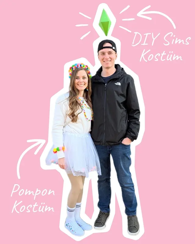 Sims Kostüm selber machen – schnelles Last Minute DIY für Karneval