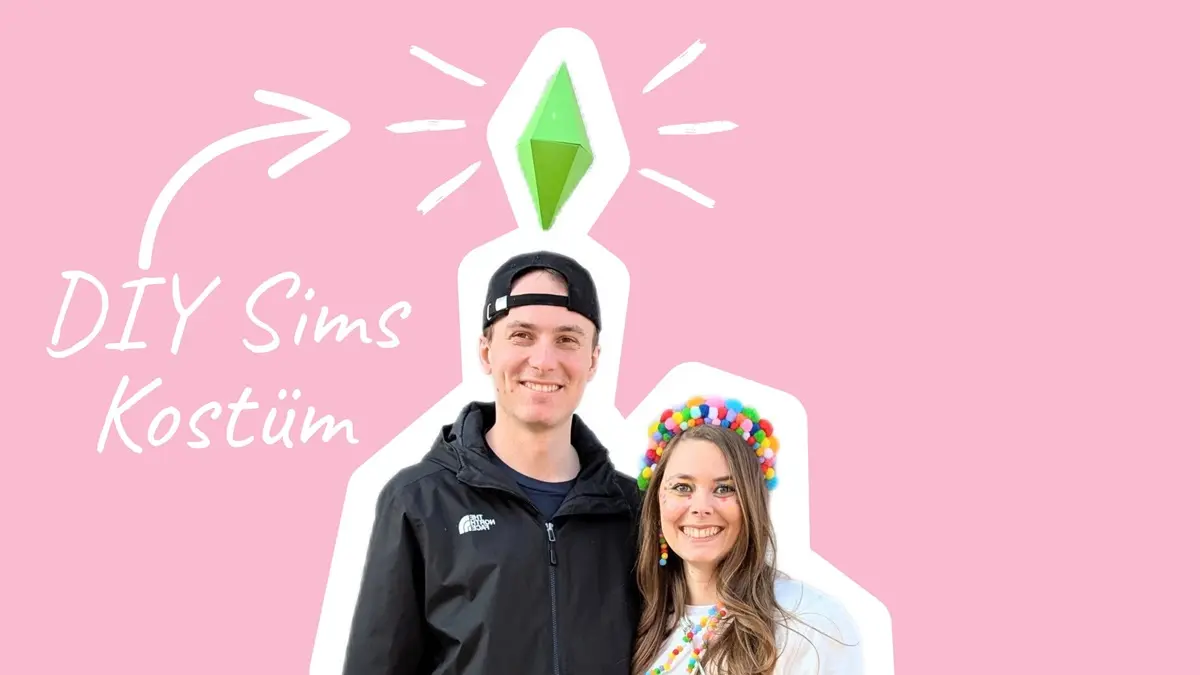 Sims Kostüm selber machen – schnelles Last Minute DIY für Karneval | Tinkerhome - Einfache DIYs für dein Zuhause