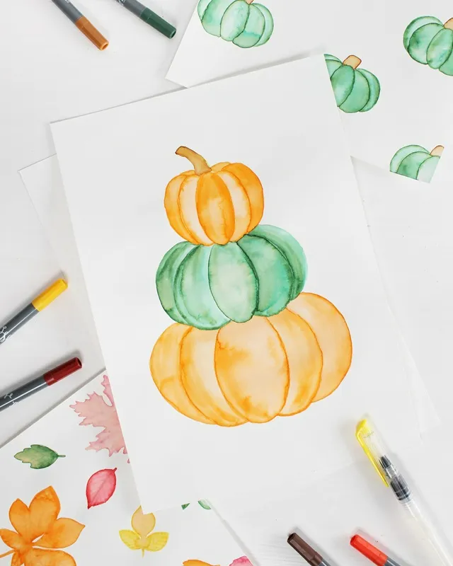 Herbst Ausmalbilder | Tinkerhome - Einfache DIYs für dein Zuhause