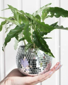 DIY Dopamine Decor: Disco Blumentopf | Tinkerhome - Einfache DIYs für dein Zuhause