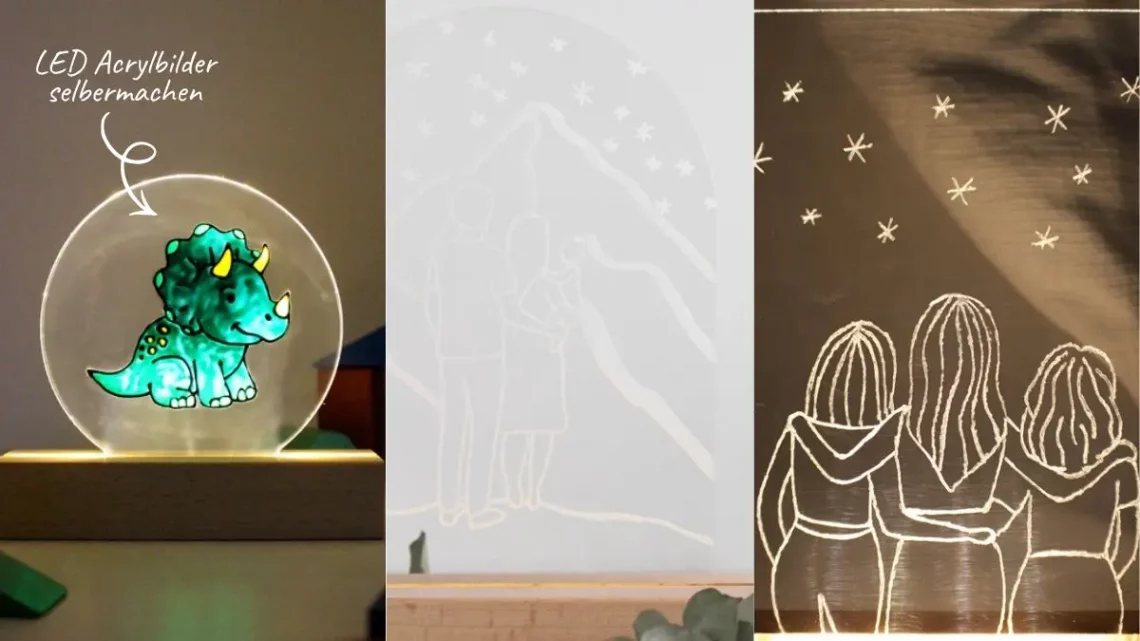 LED Acrylbilder selber machen