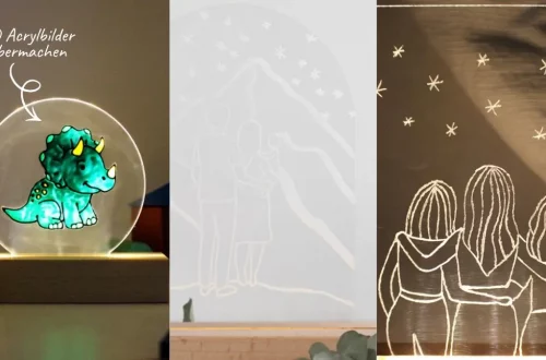 Du hast sie bestimmt schon mal gesehen: Diese stylischen, leuchtenden Acrylscheiben, die sofort ins Auge fallen. Das Beste daran ist, dass du diese leuchtenden Acrylbilder auch einfach selber machen kannst. Ein individuelles LED Acrylbild basteln ist nämlich viel einfacher, als es aussieht! LED Acrylbilder selber machen