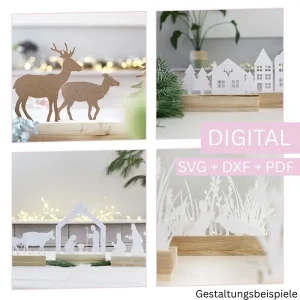 Steckdeko für Holzleisten aus Pappe basteln | Tinkerhome - Einfache DIYs für dein Zuhause
